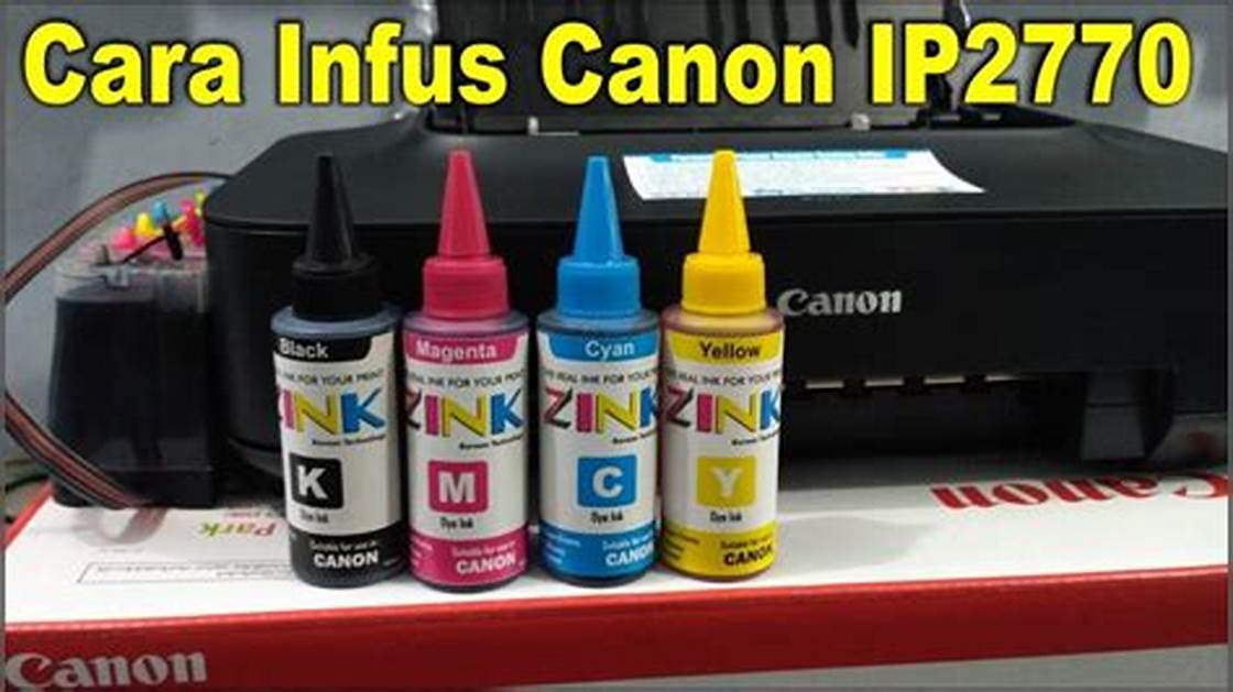 Mengganti Cartridge Printer Canon IP2770