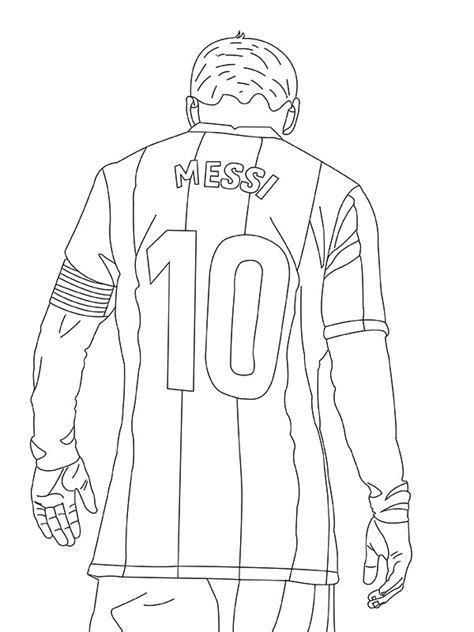 messi coloring pages printable