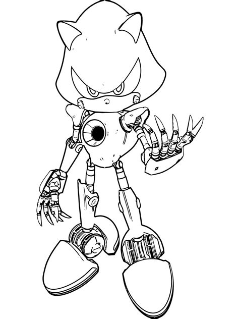 metal shadow coloring pages