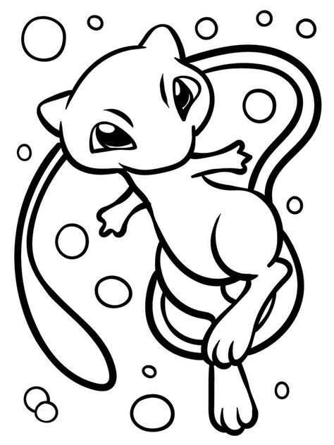 mew mew coloring pages