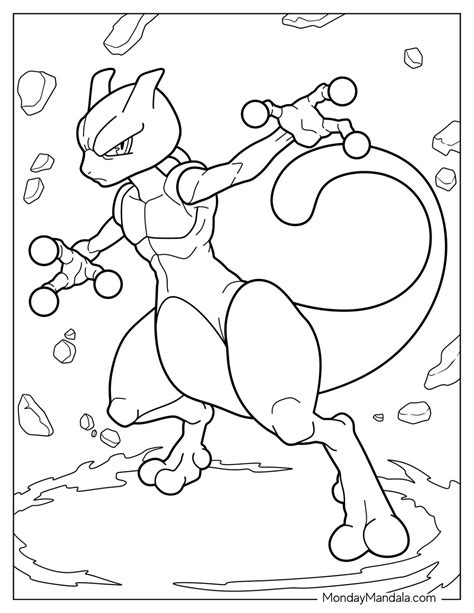 mewtwo colouring