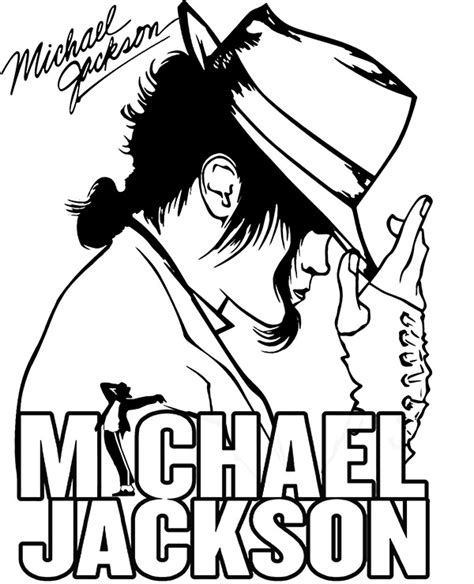 michael jackson printable coloring pages