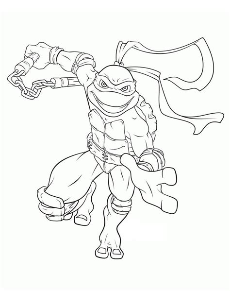 michelangelo coloring pages
