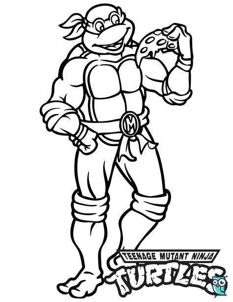 michelangelo coloring pages