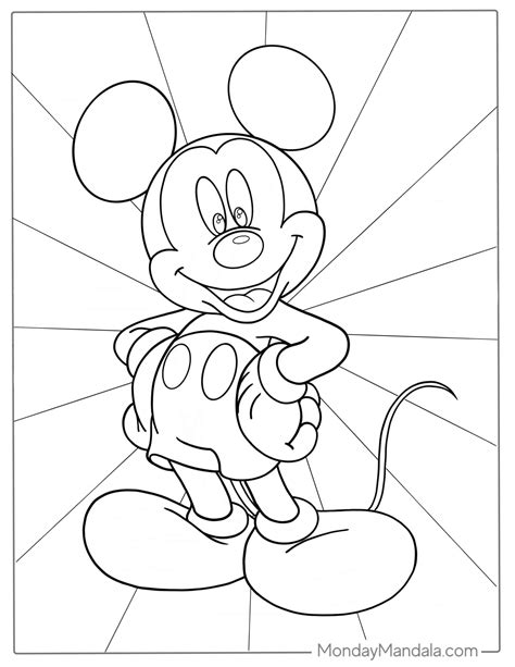 mickey coloring pages pdf