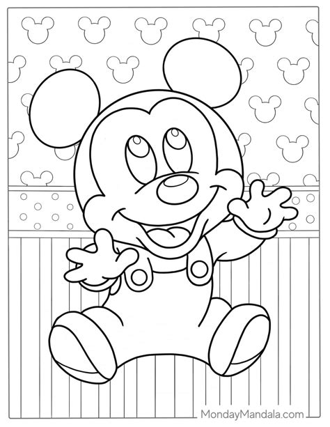 mickey mouse coloring pages pdf