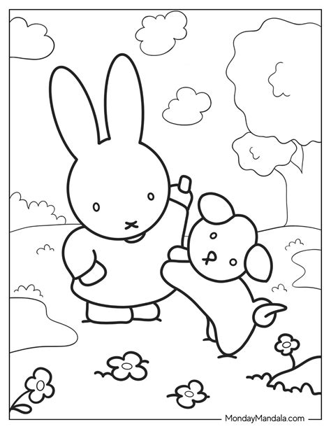 miffy coloring pages