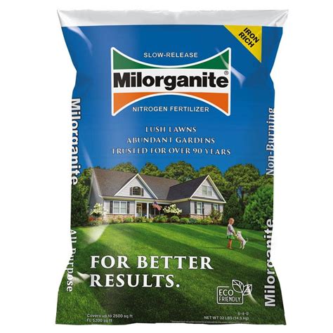 milorganite nitrogen fertilizer
