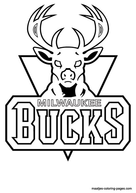 milwaukee bucks coloring pages