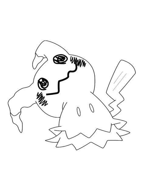 mimikyu coloring pages