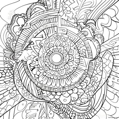 mind blowing optical illusion coloring pages