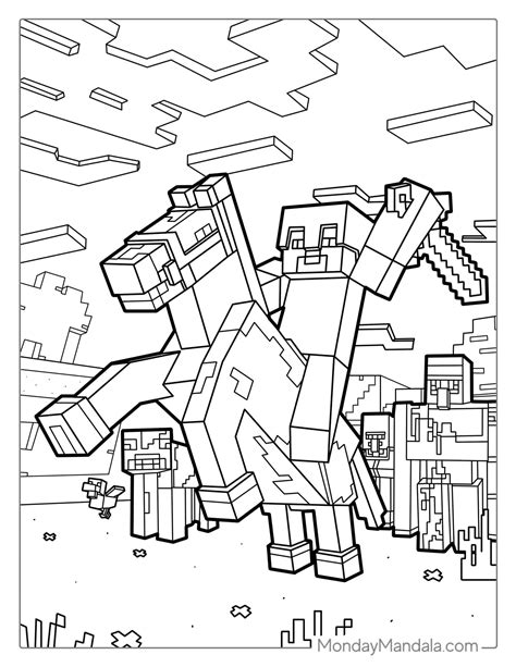 minecraft coloring book pdf