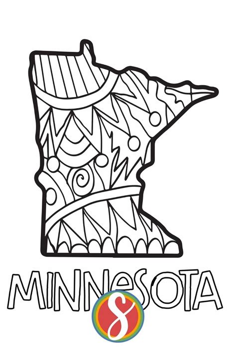 minnesota coloring pages