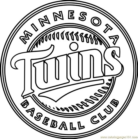 minnesota twins coloring pages