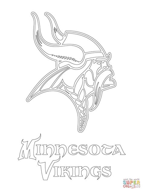 minnesota vikings coloring pages