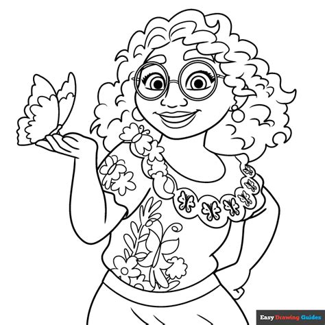 mirabel coloring page
