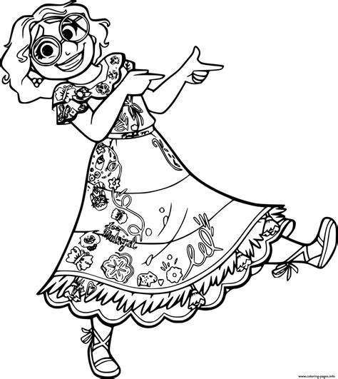 mirabel coloring pages
