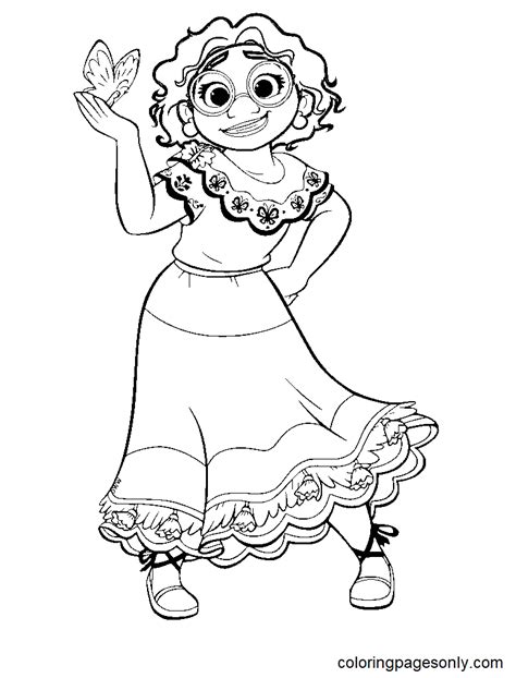 mirabel coloring pages