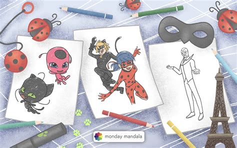 miraculous ladybug coloring book pdf