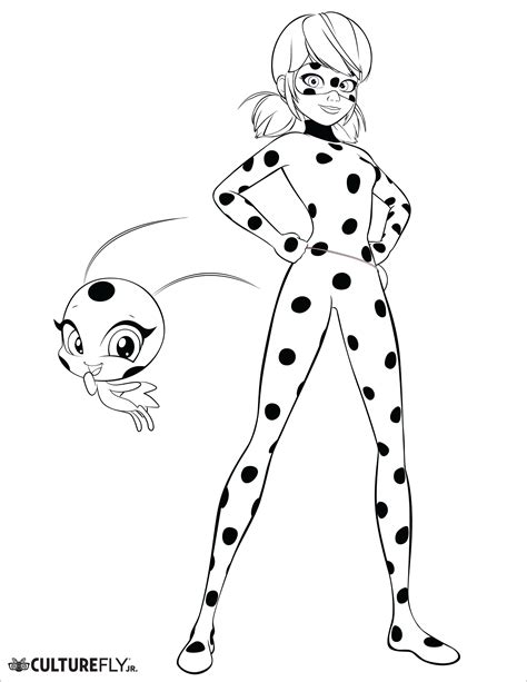 miraculous ladybug printable coloring pages
