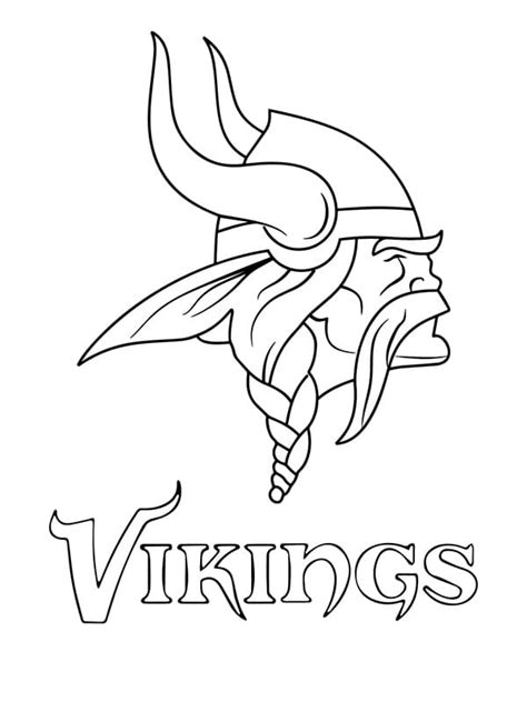 mn vikings coloring pages