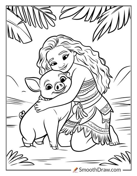 moana coloring sheets