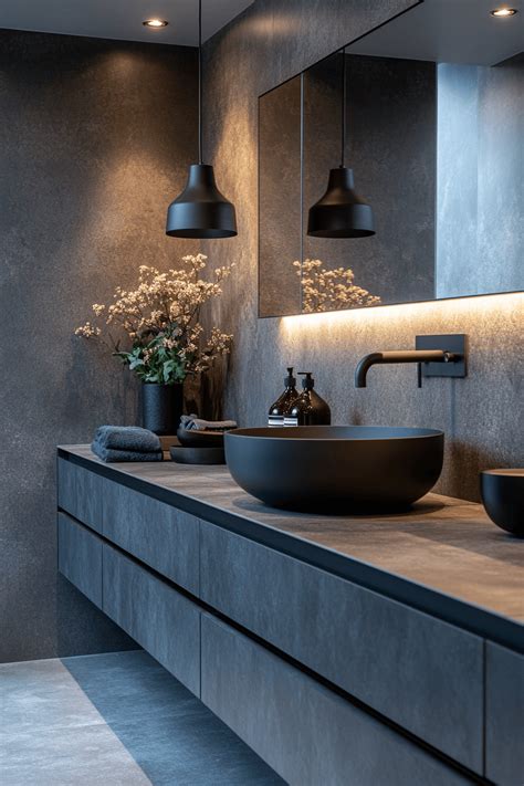 monochromatic bathroom