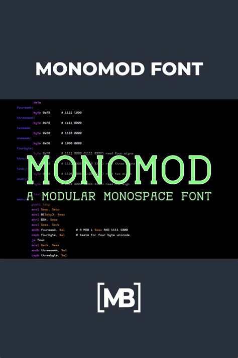 Monospace pada Font