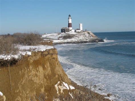 montauk new york in the winter
