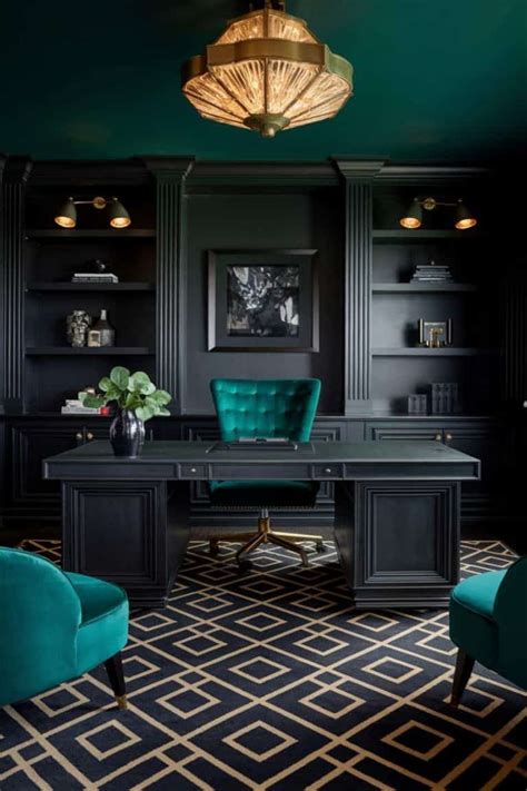 moody office ideas