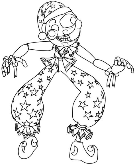 moondrop fnaf coloring pages