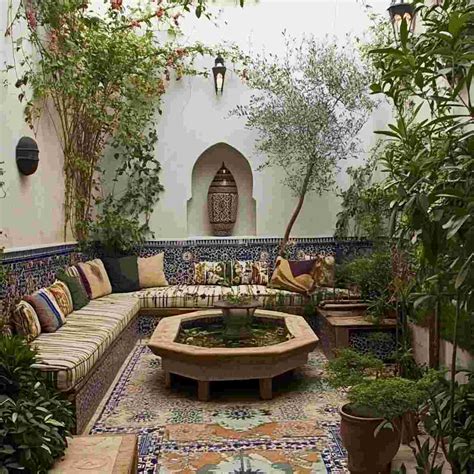 moroccan style garden