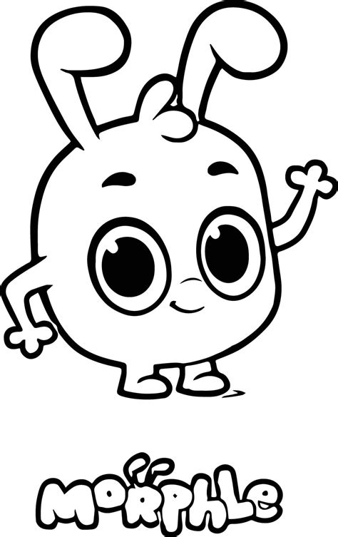 morphle coloring pages