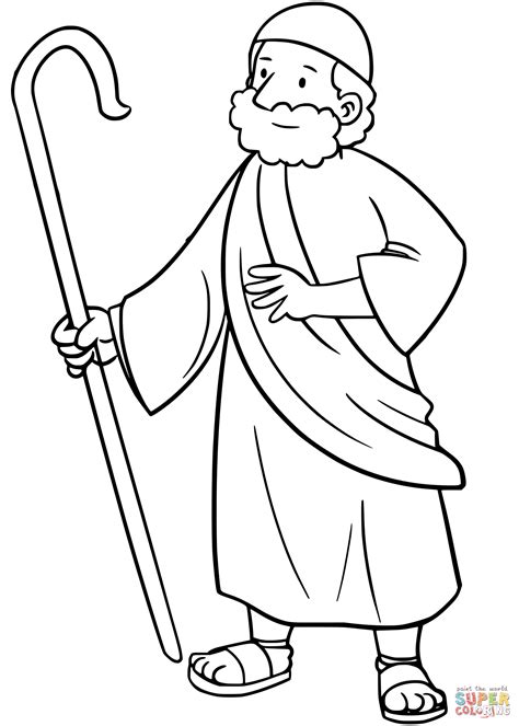 moses coloring pages