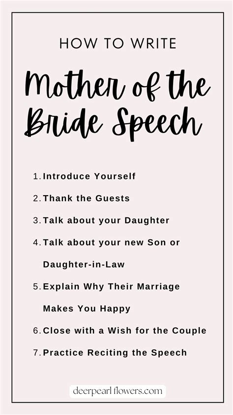 mother of the bride speech examples