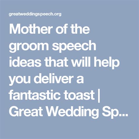 mother of the groom toast ideas