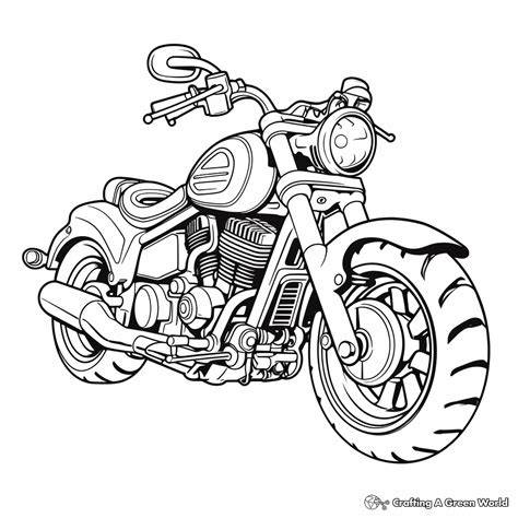 motorcycle coloring pages