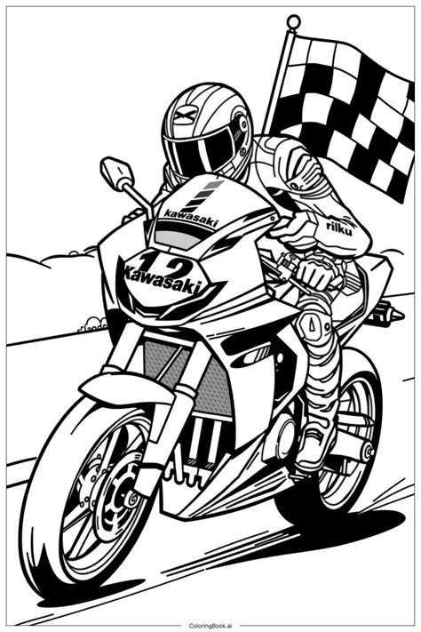 motorcycle coloring pages pdf