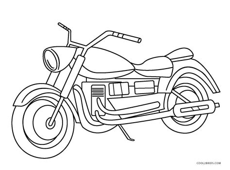 motorcycle pictures to color