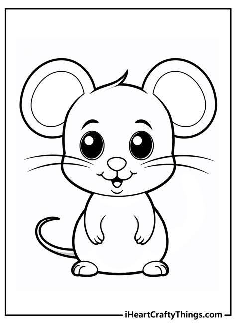 mouse coloring pages