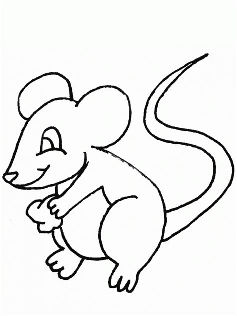 mouse coloring pages to print