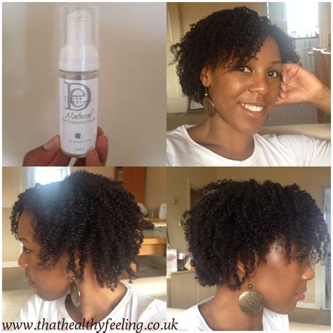 mousse on short natural hair