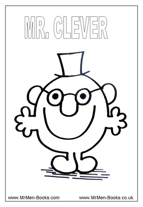 mr men colouring pages