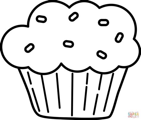 muffin coloring pages