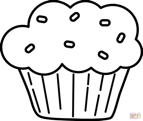 muffin coloring pages