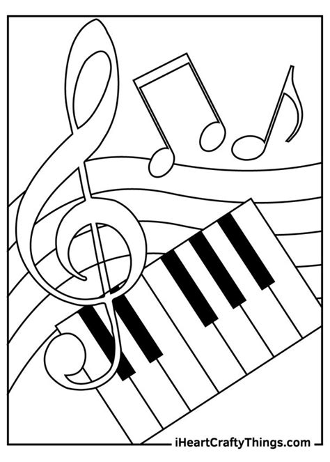 music coloring pages free