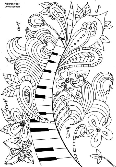 music coloring sheets free pdf