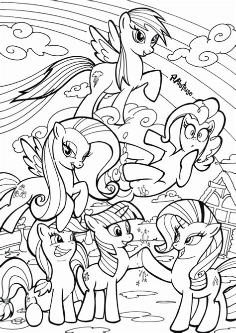 my little pony coloring pages friendship is magic