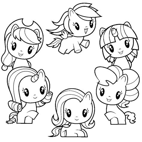 my little pony cutie mark coloring pages