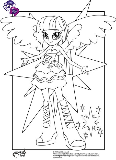 my little pony equestria girls coloring pages